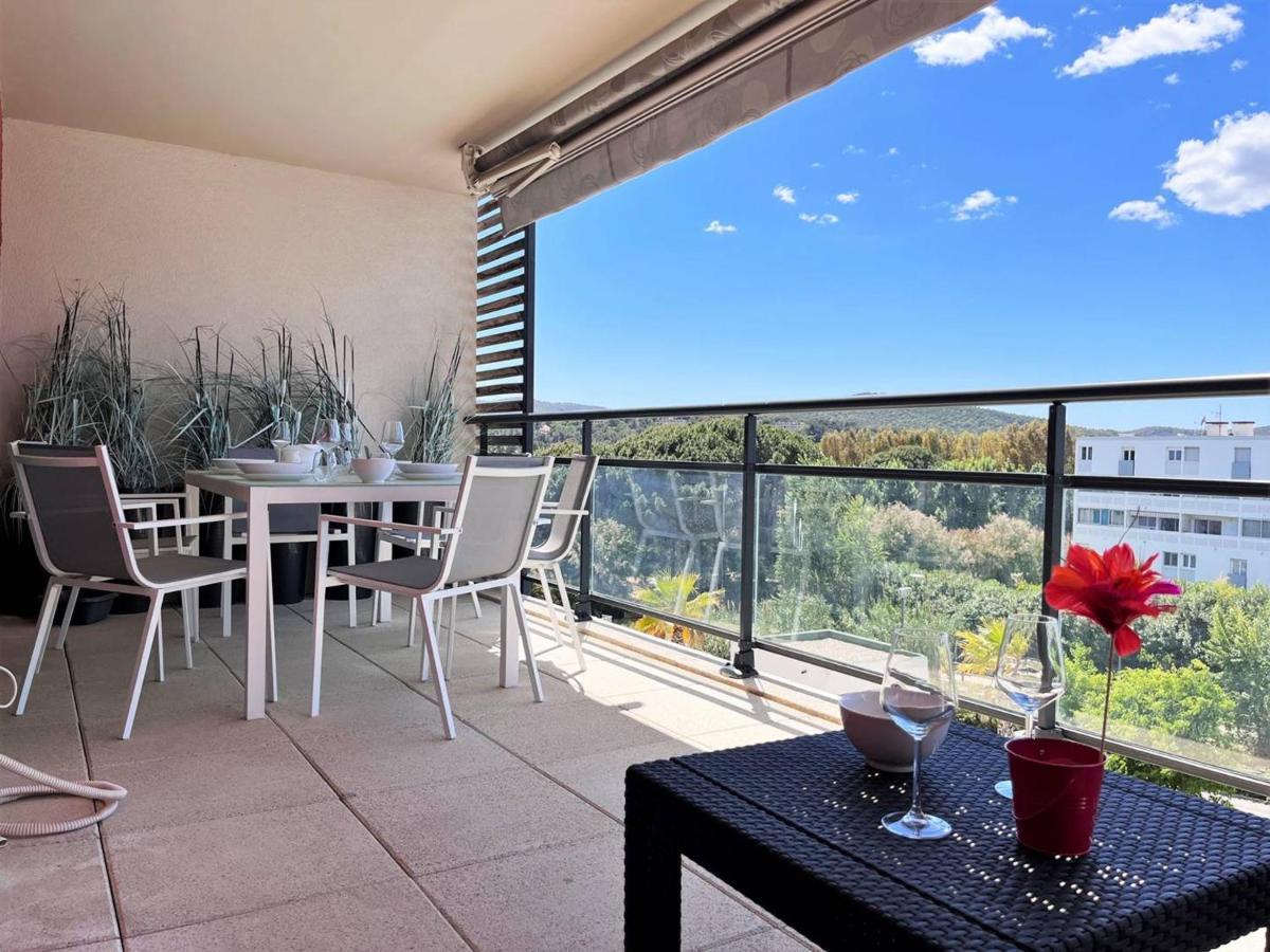 Charmant T2 Climatise Avec Grande Terrasse, Piscine Et Parking Privatif, Proche Plage Et Commerces. - Fr-1-251-441 Льо Лаванду Екстериор снимка