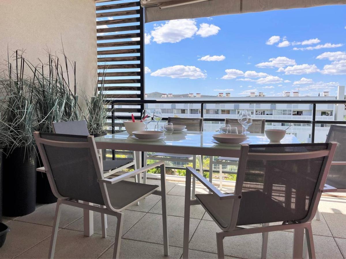 Charmant T2 Climatise Avec Grande Terrasse, Piscine Et Parking Privatif, Proche Plage Et Commerces. - Fr-1-251-441 Льо Лаванду Екстериор снимка